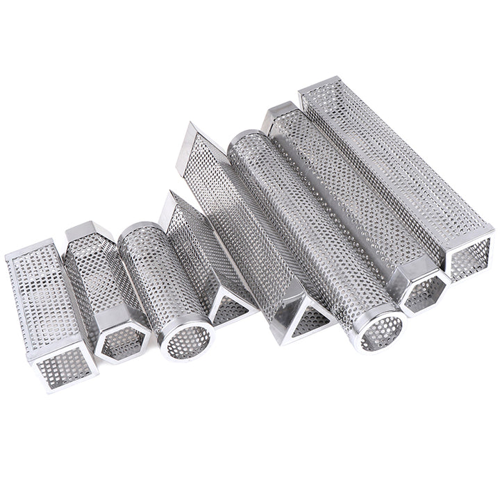 BBQ Stainless Steel  Perforated Mesh Smoker Tube