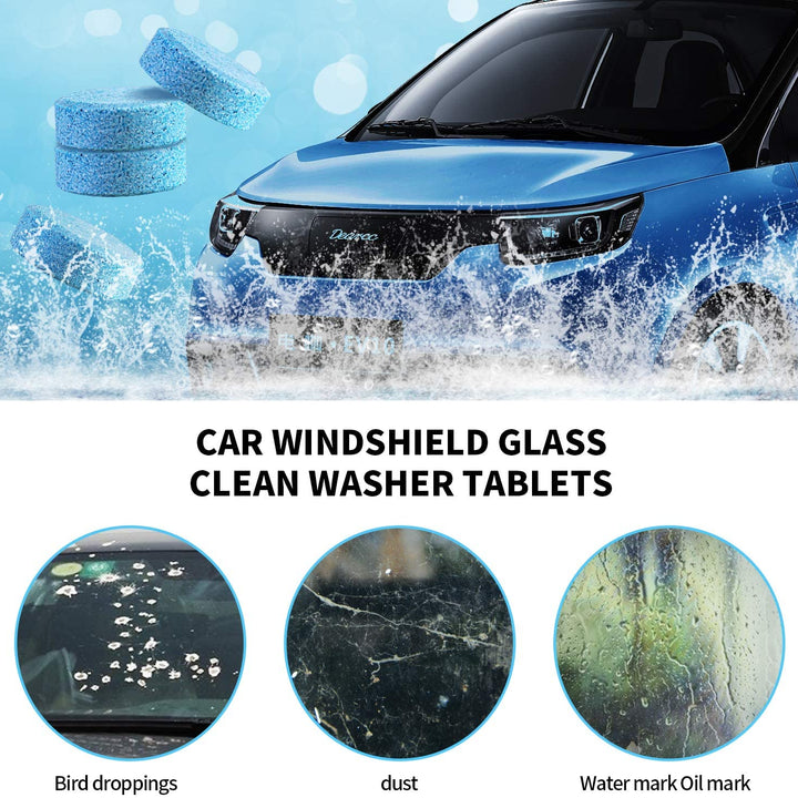 Car Windshield Cleaning Effervescent Tablets